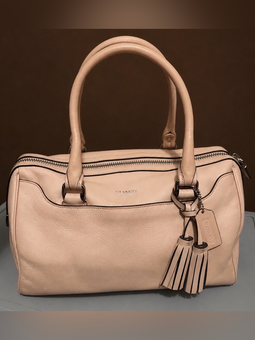 Vintage Coach Leather Haley Bag